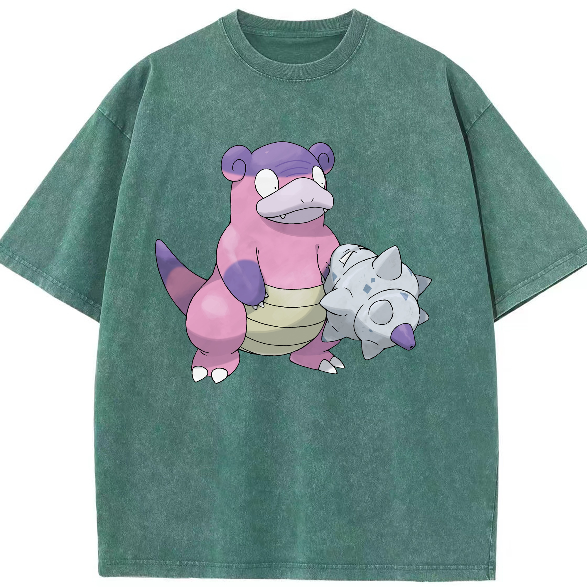（画像用） ポケットモンスター Pokémon 綿100% ヴィンテージ風 半袖Tシャツ（フロントプリント）